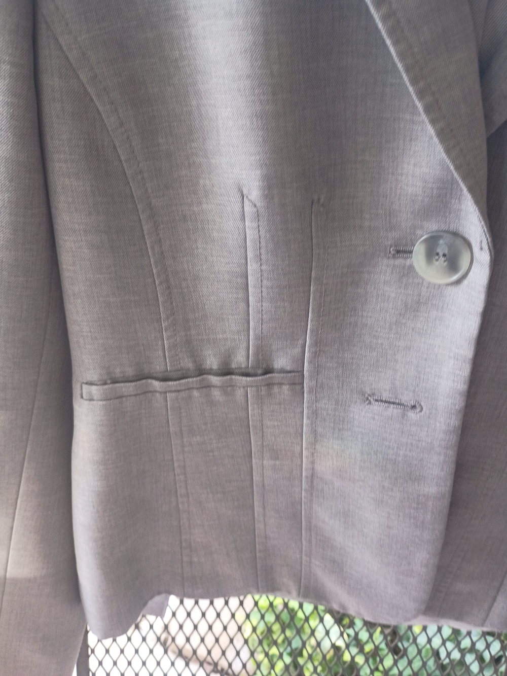 Women's Gray KASPER 2 PIECE SUIT- Classic Tailored Blazer and Slacks